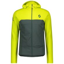 DEFINED LIGHT MEN'S HOODY MID-LAYER SÁRGA/ZÖLD