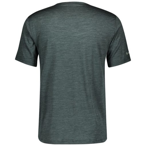 DEFINED MERINO S/SL GRPH MEN'S PÓLÓ S.ZÖLD