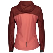 EXPLORAIR LIGHT WOMEN'S WINDBREAKER BORDÓ/TÉGLA
