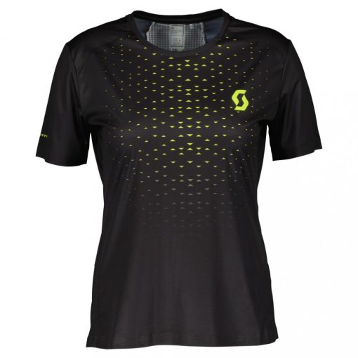 Scott RC Run Short sleeve póló black/yellow